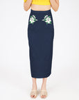 Arina Skirt (Wanga Collection) in Indigo Blue