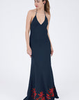 Koreli Maxi Dress (Wanga Collection) in Indigo Blue