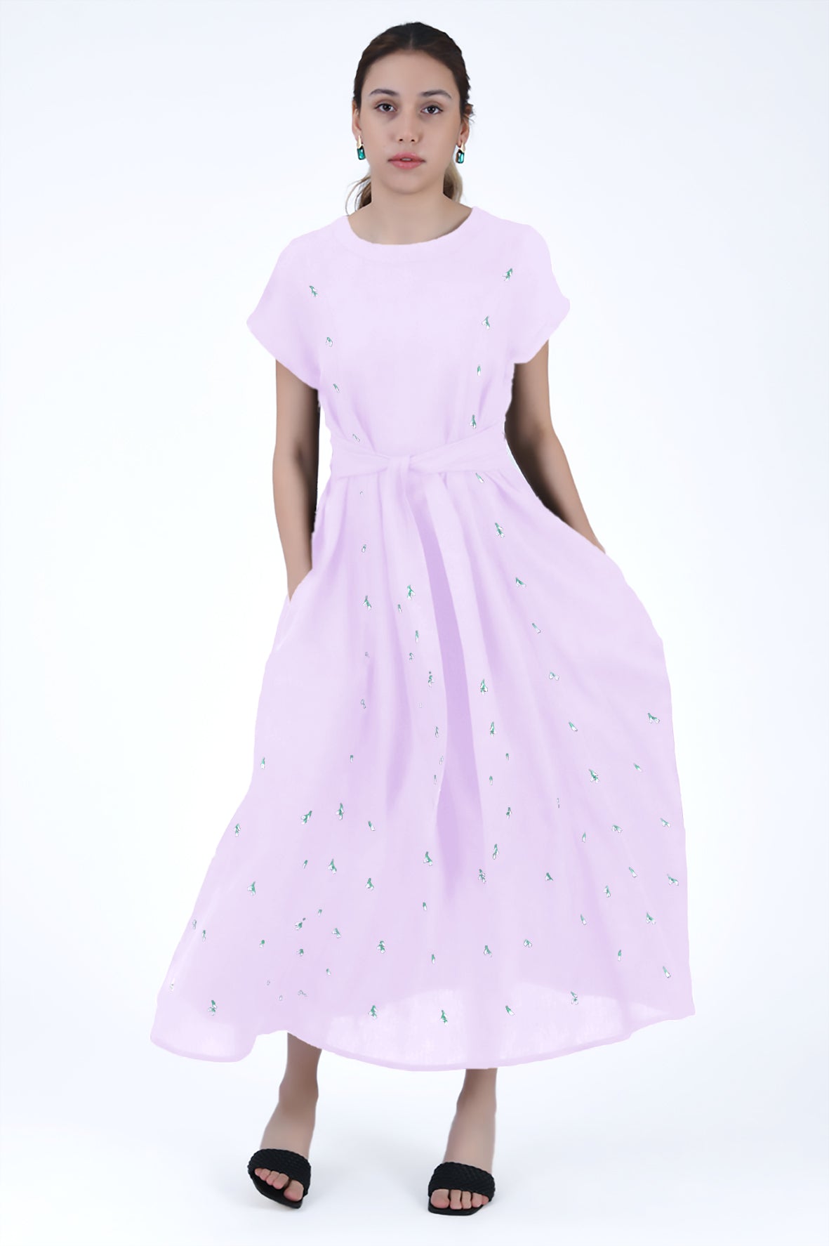 Zambak Dress In Lilac