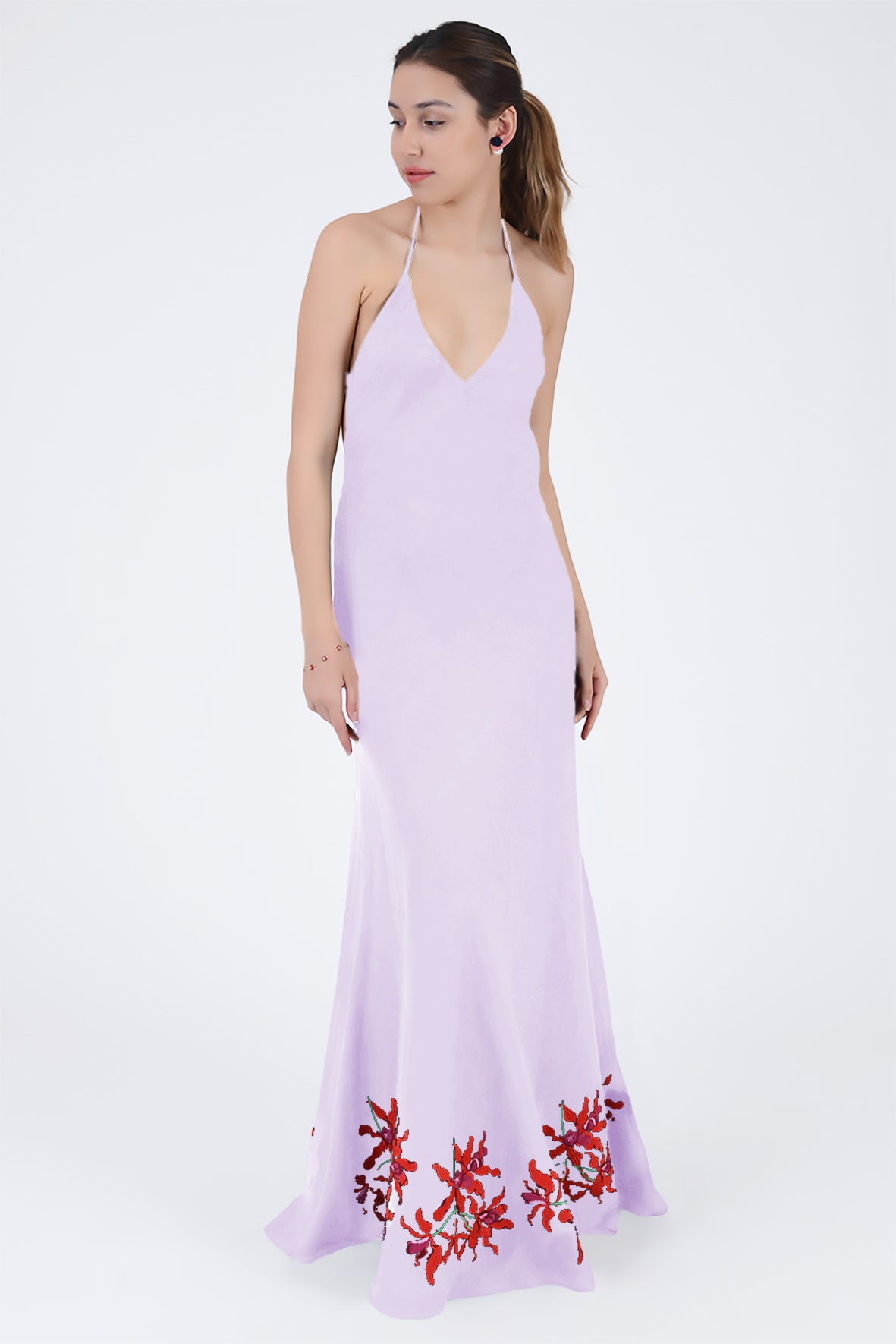 Koreli Maxi Dress (Wanga Collection) in Lilac