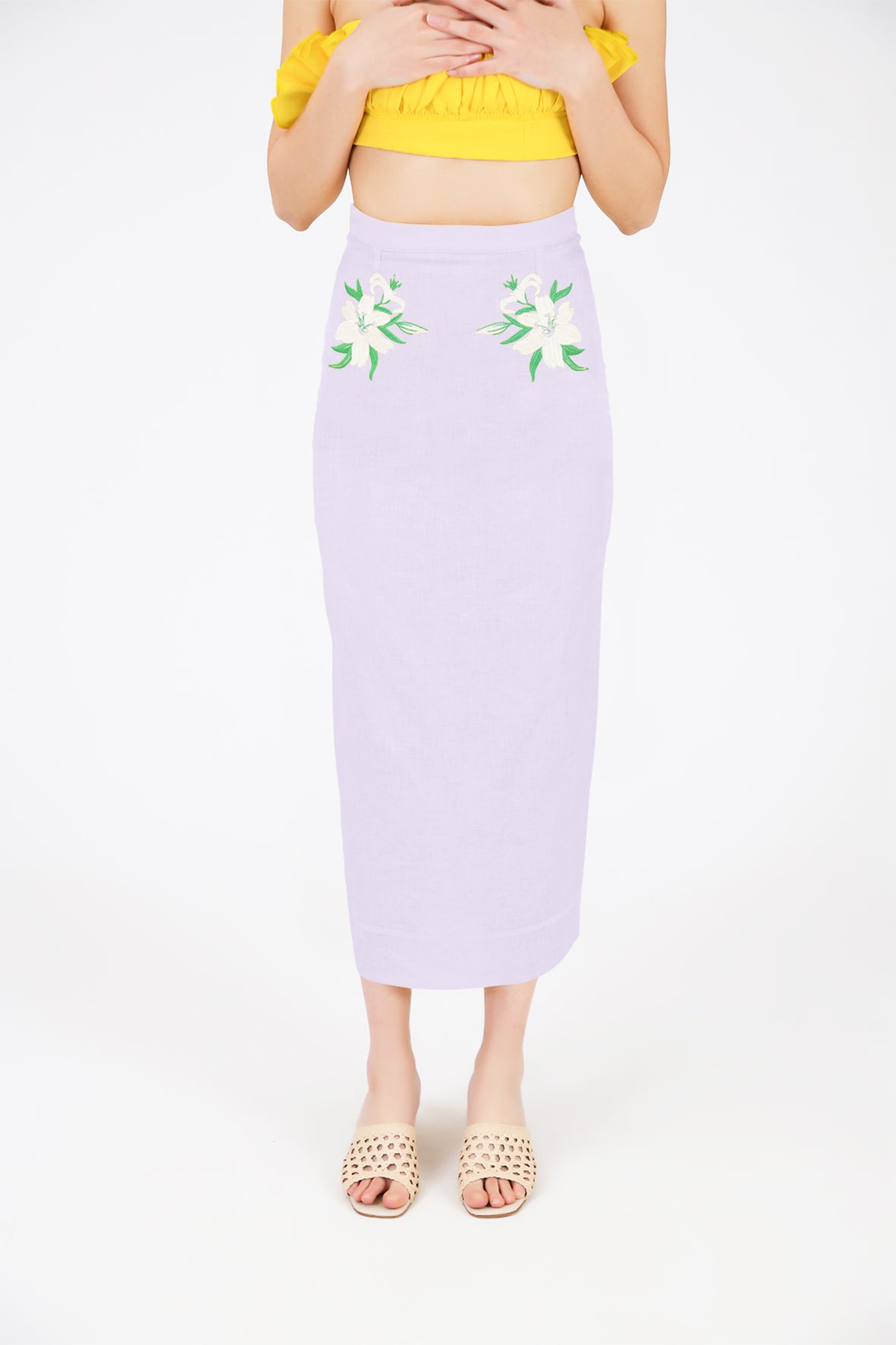 Arina Skirt (Wanga Collection) In Lilac