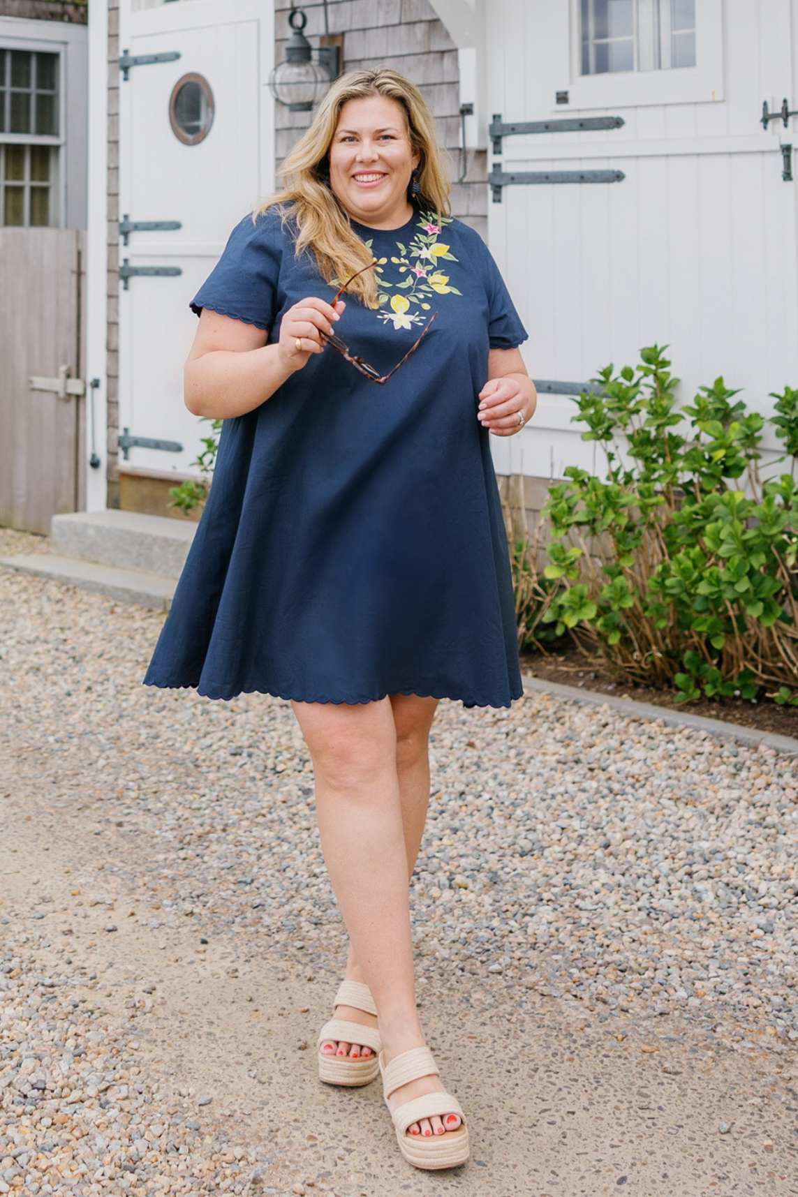 LILLY DRESS | Fanm Mon x Sabrina Chazen & Grace Hamlin Collaboration XXS / Navy LILLY DRESS | Fanm Mon x Sabrina Chazen & Grace Hamlin Collaboration XXS / Navy