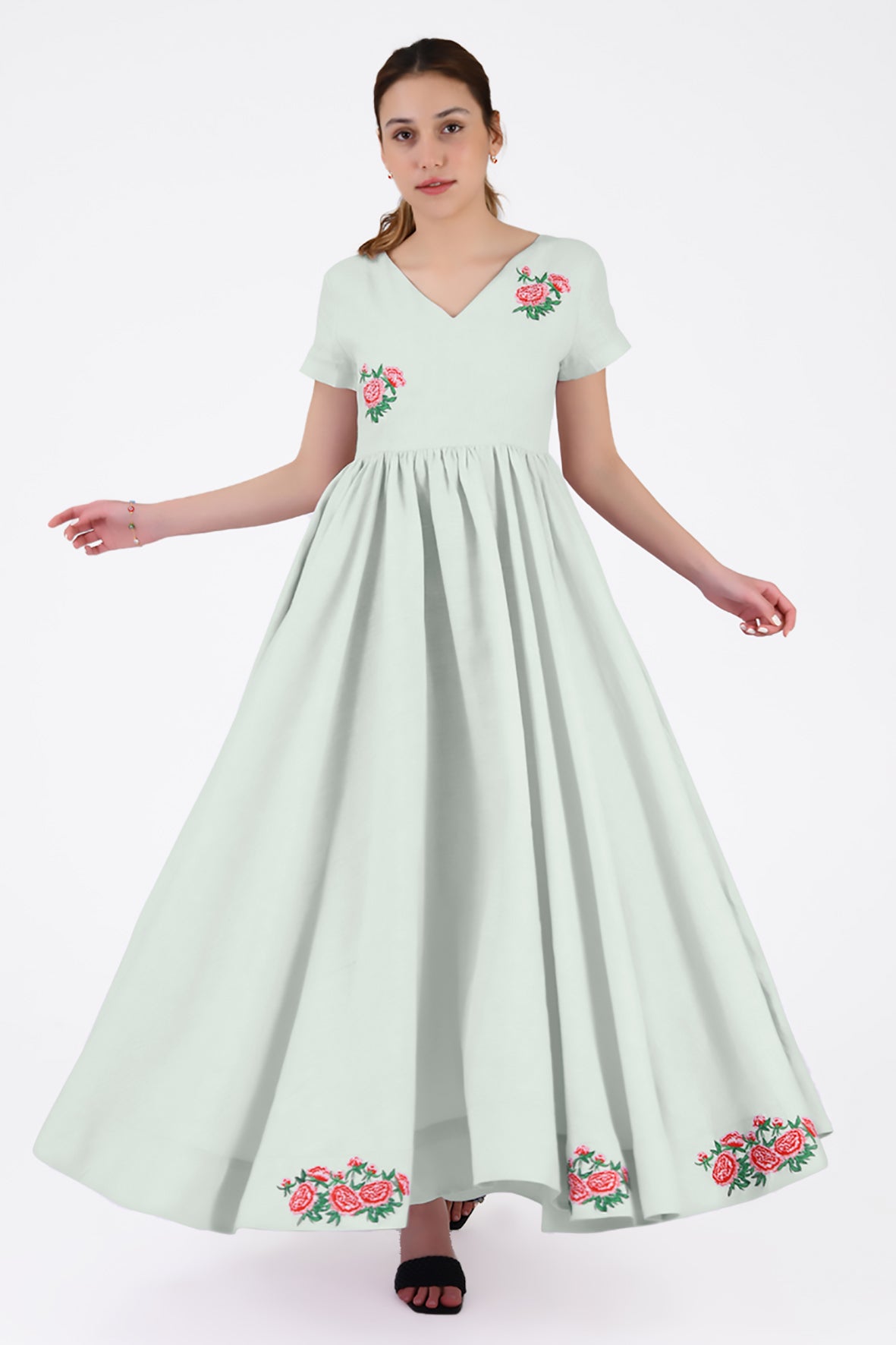Artem Dress in Mint Green
