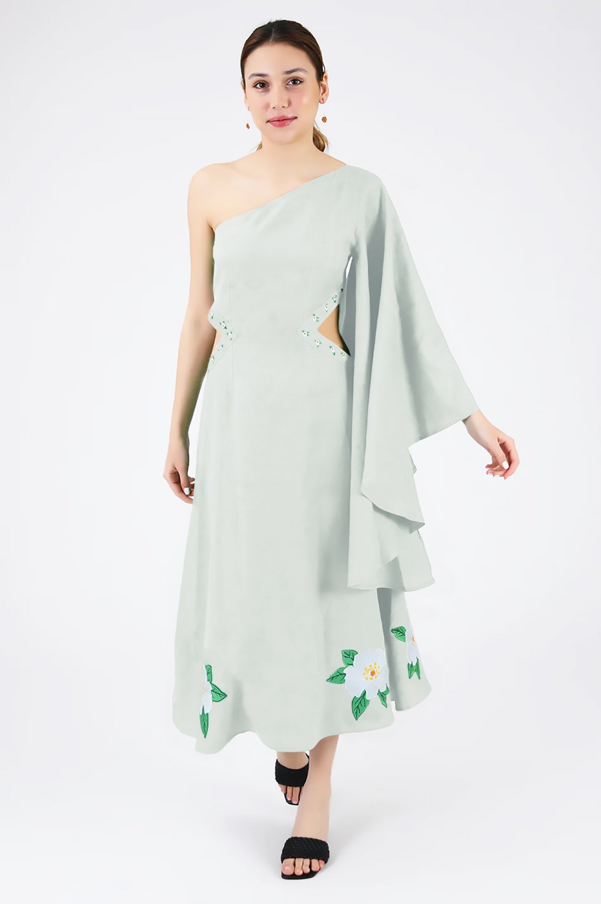 Narma Dress (Wanga Collection) in Mint Green