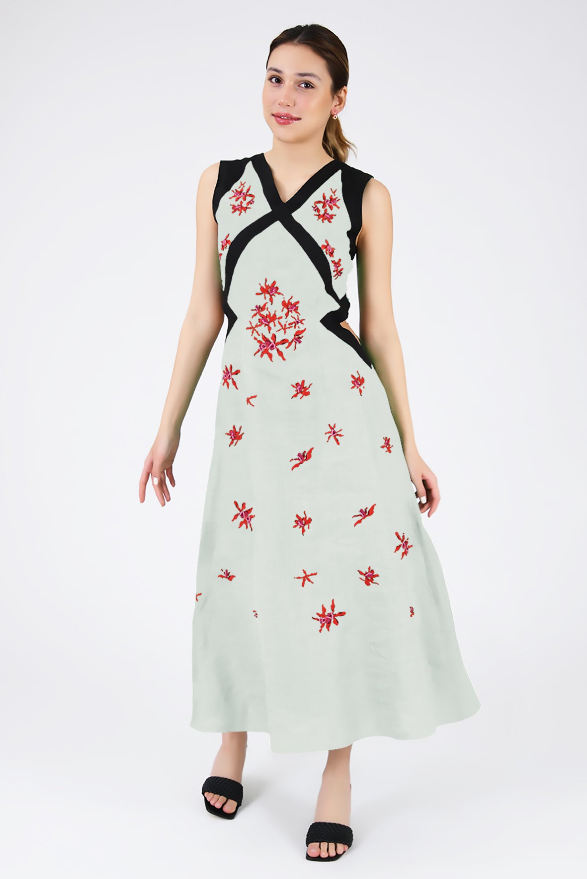 Loa Dress (Wanga Collection) in Mint Green