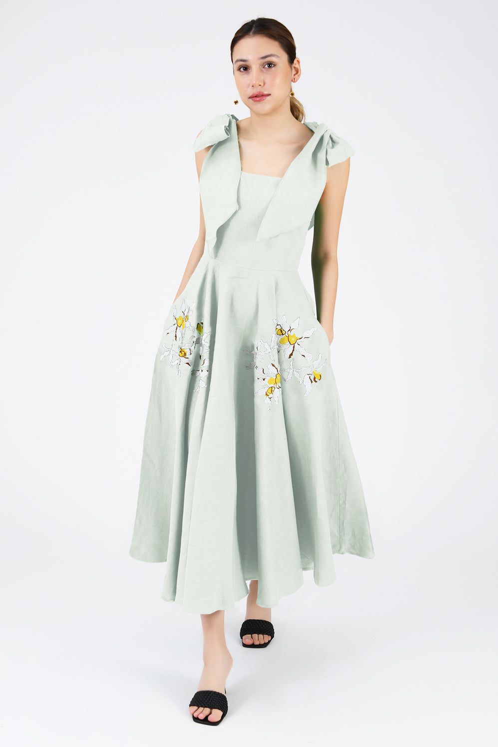 Nilen Dress (Wanga Collection) in Mint Green