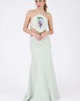 Simbi Sako Skirt Set in Mint Green