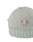 WINTER BLOOM PINK ROSE Cotton Beanie Hat