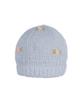 WINTER BLOOM PINK ROSE Cotton Beanie Hat