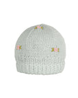 WINTER BLOOM PINK ROSE Cotton Beanie Hat