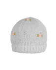 WINTER BLOOM PINK ROSE Cotton Beanie Hat