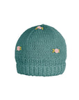 WINTER BLOOM PINK ROSE Cotton Beanie Hat