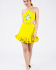 Simbi Thrill Skirt in Bright Yellow