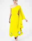 Narma Dress (Wanga Collection) in Bright Yellow