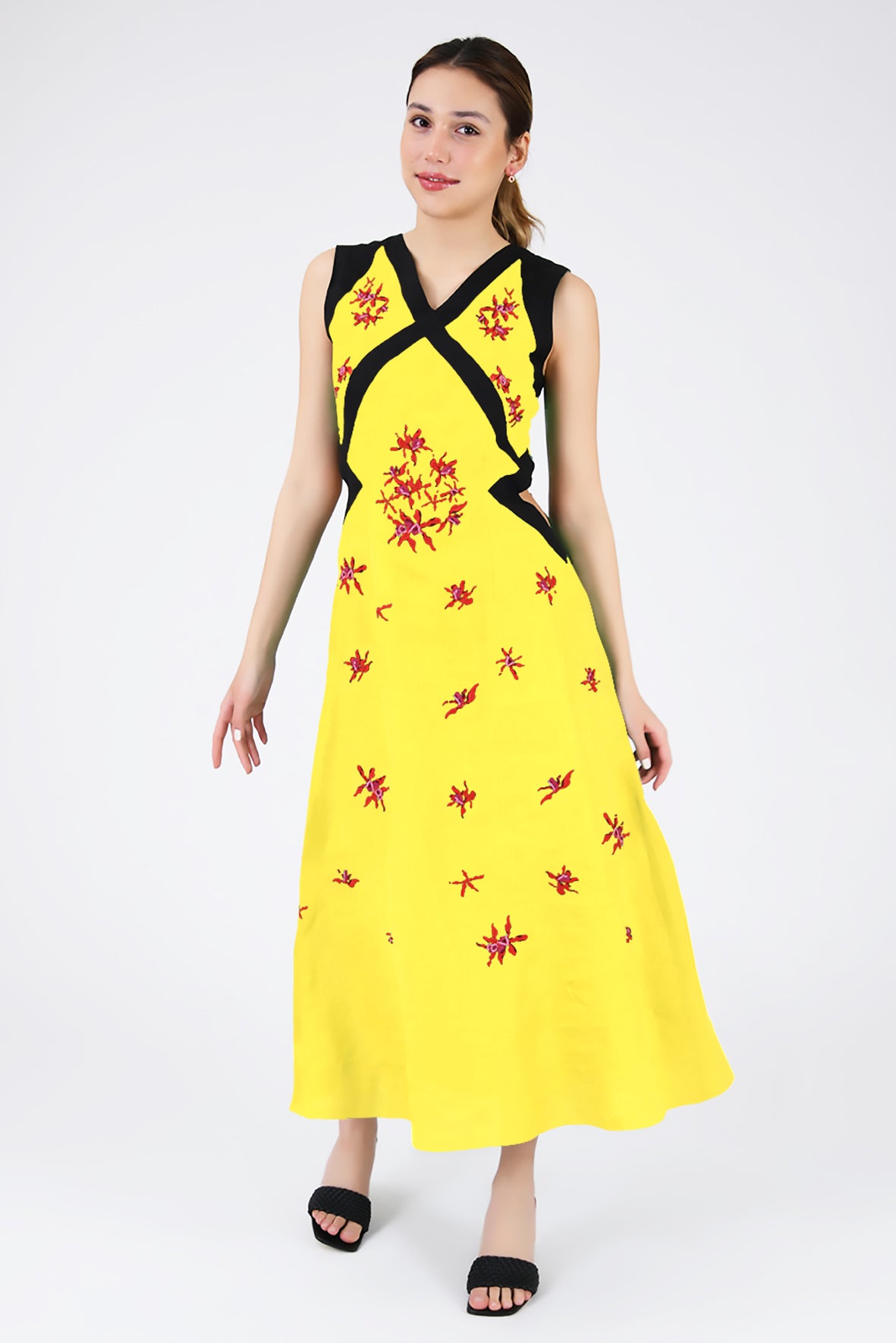 Loa Dress (Wanga Collection) in Bright Yellow