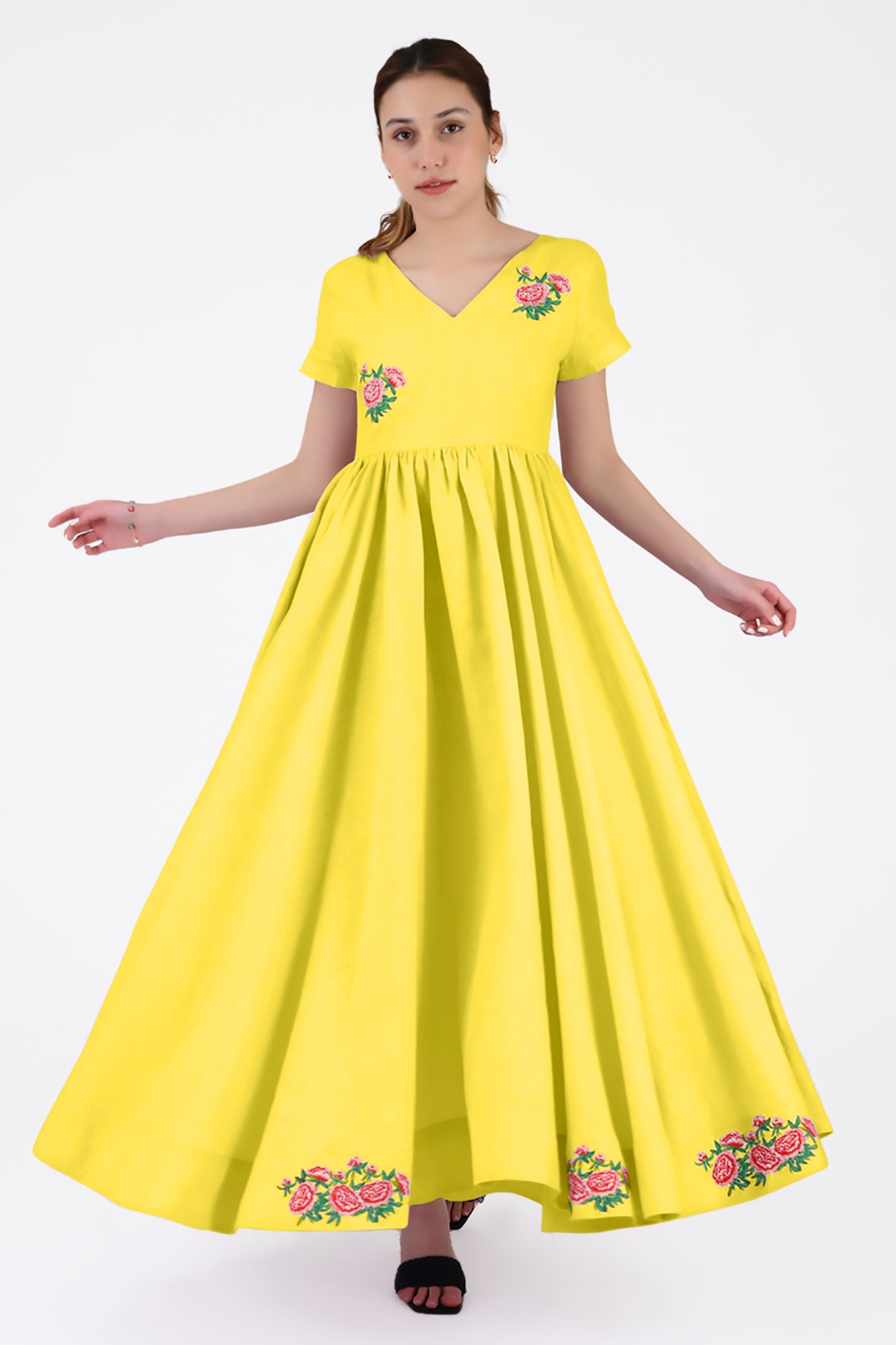 Artem Dress in Bright Yellow