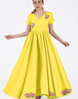 Artem Dress in Bright Yellow