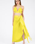 Imen Skirt Set In Bright Yellow