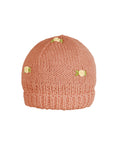 WINTER BLOOM YELLOW ROSE Cotton Beanie Hat