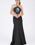 Simbi Sako Skirt Set in Black