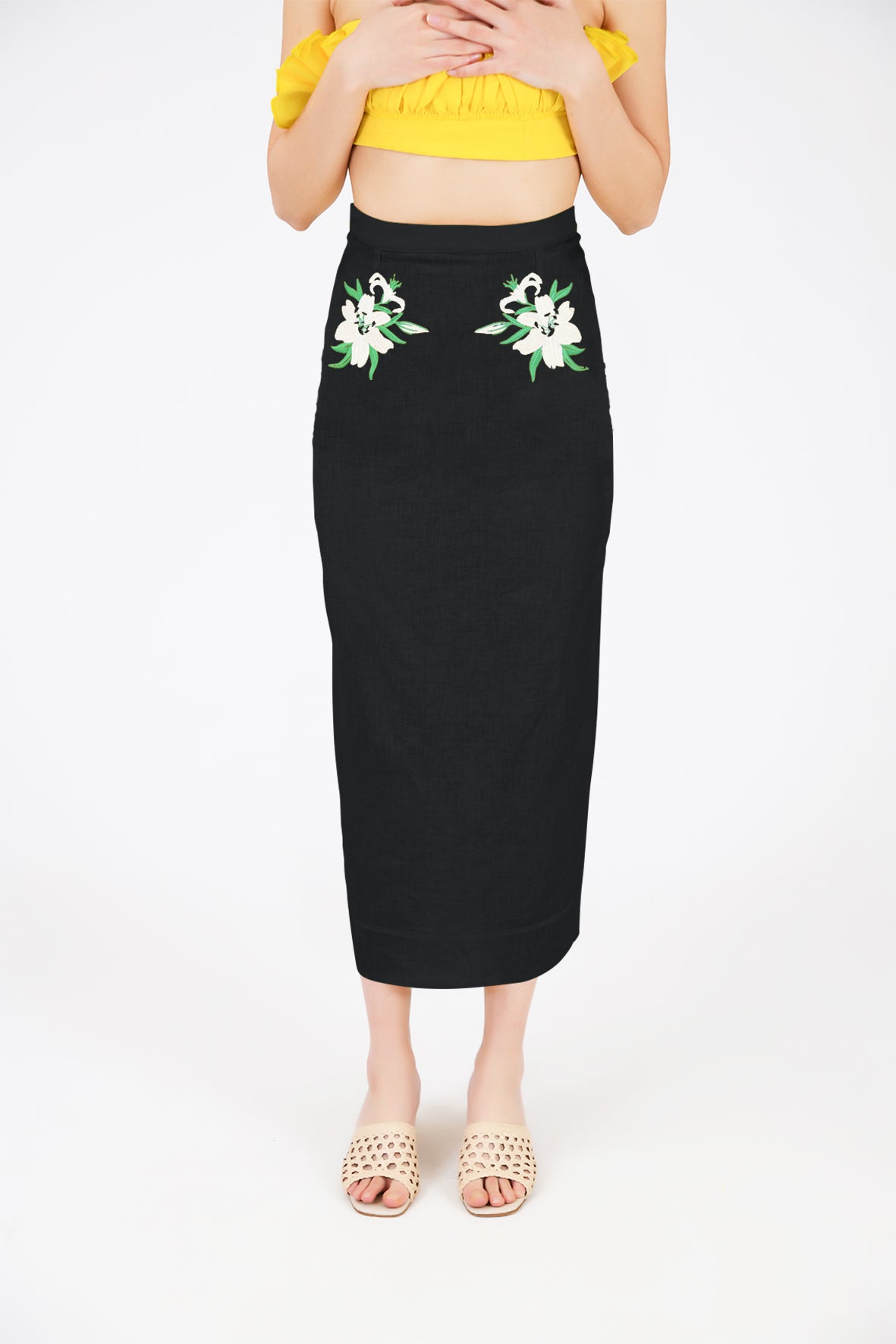 Arina Skirt (Wanga Collection) in Black