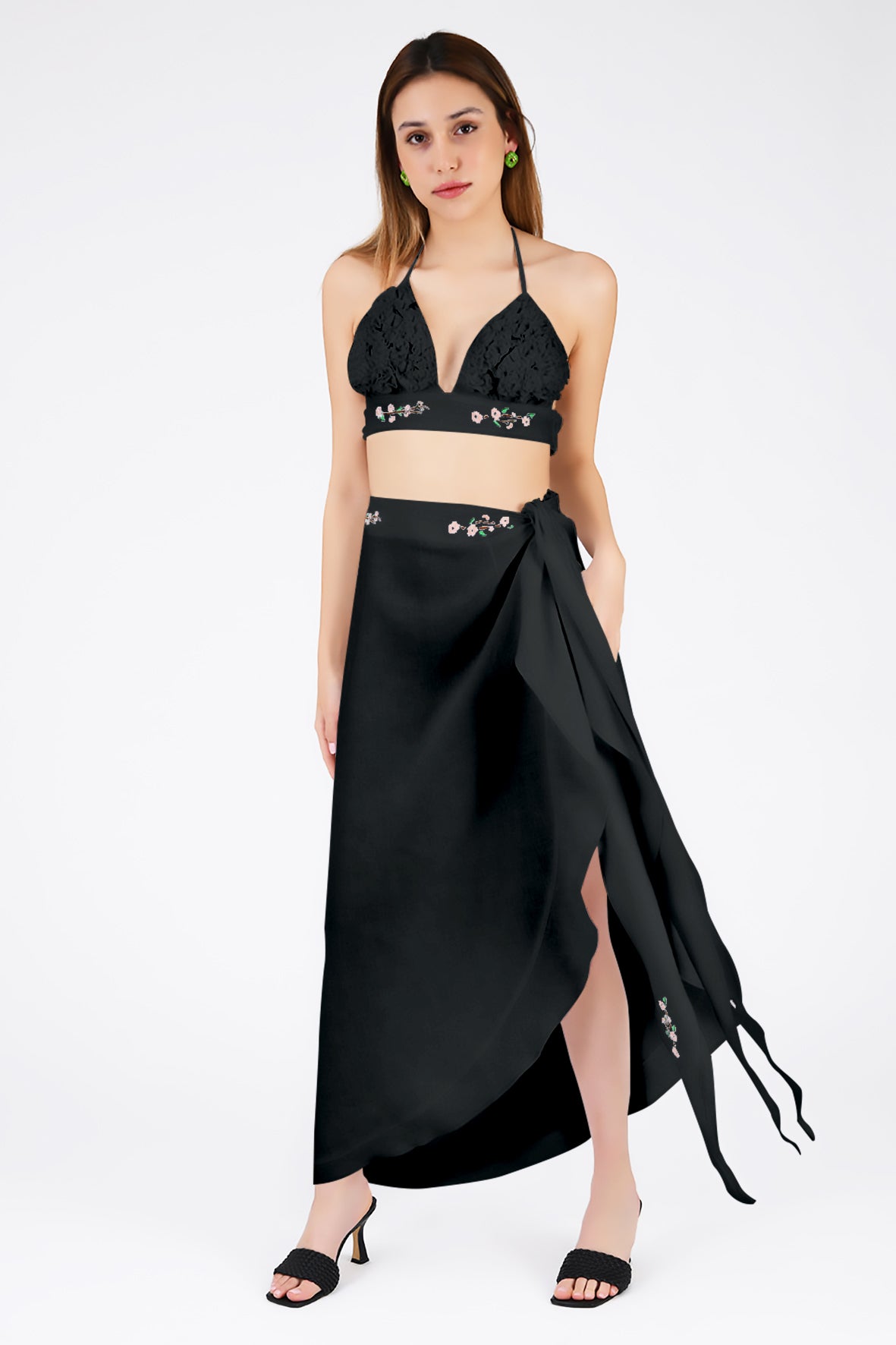 Imen Skirt Set In Black