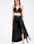 Imen Skirt Set In Black