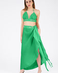 Imen Skirt Set In Kelly Green