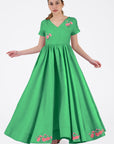Artem Dress in Kelly Green