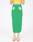 Arina Skirt (Wanga Collection) in Kelly Green