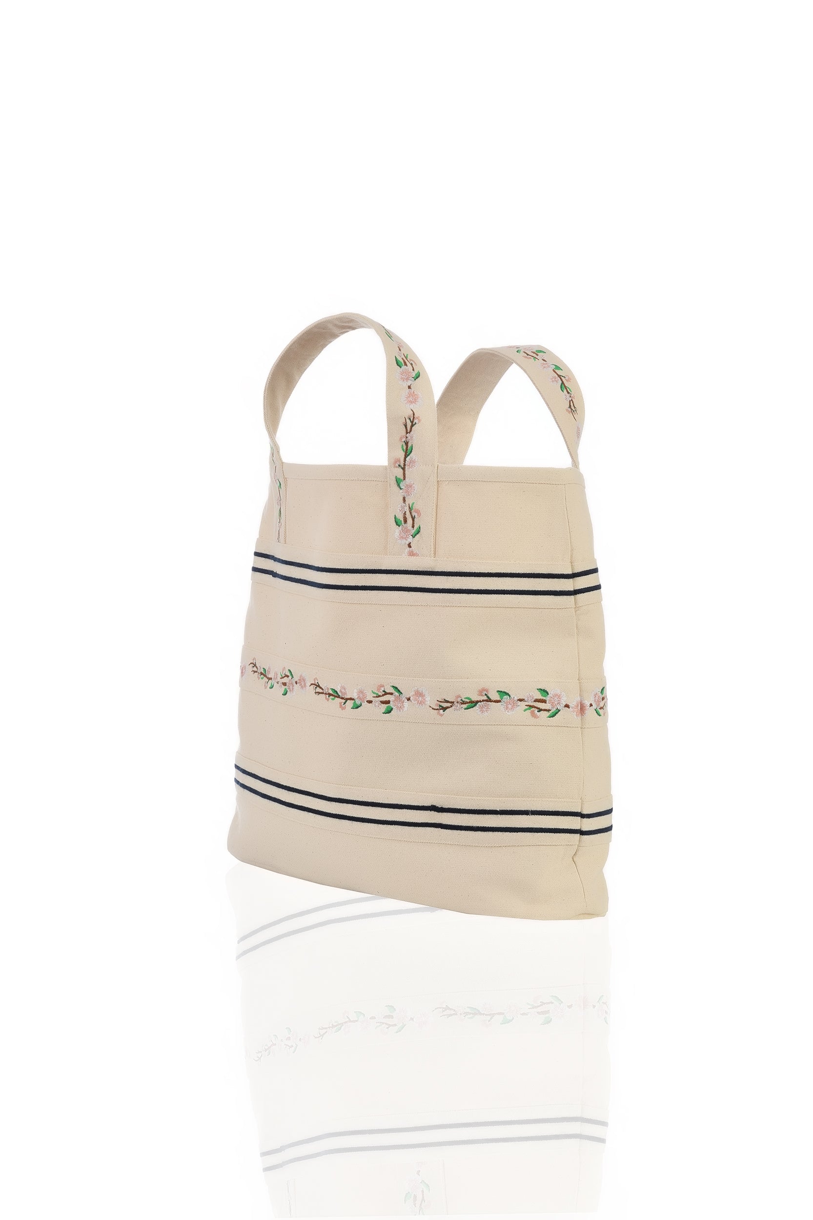 Cherry Blossom Heart Branch - Canvas Tote Bag – Indigo Tangerine Retail