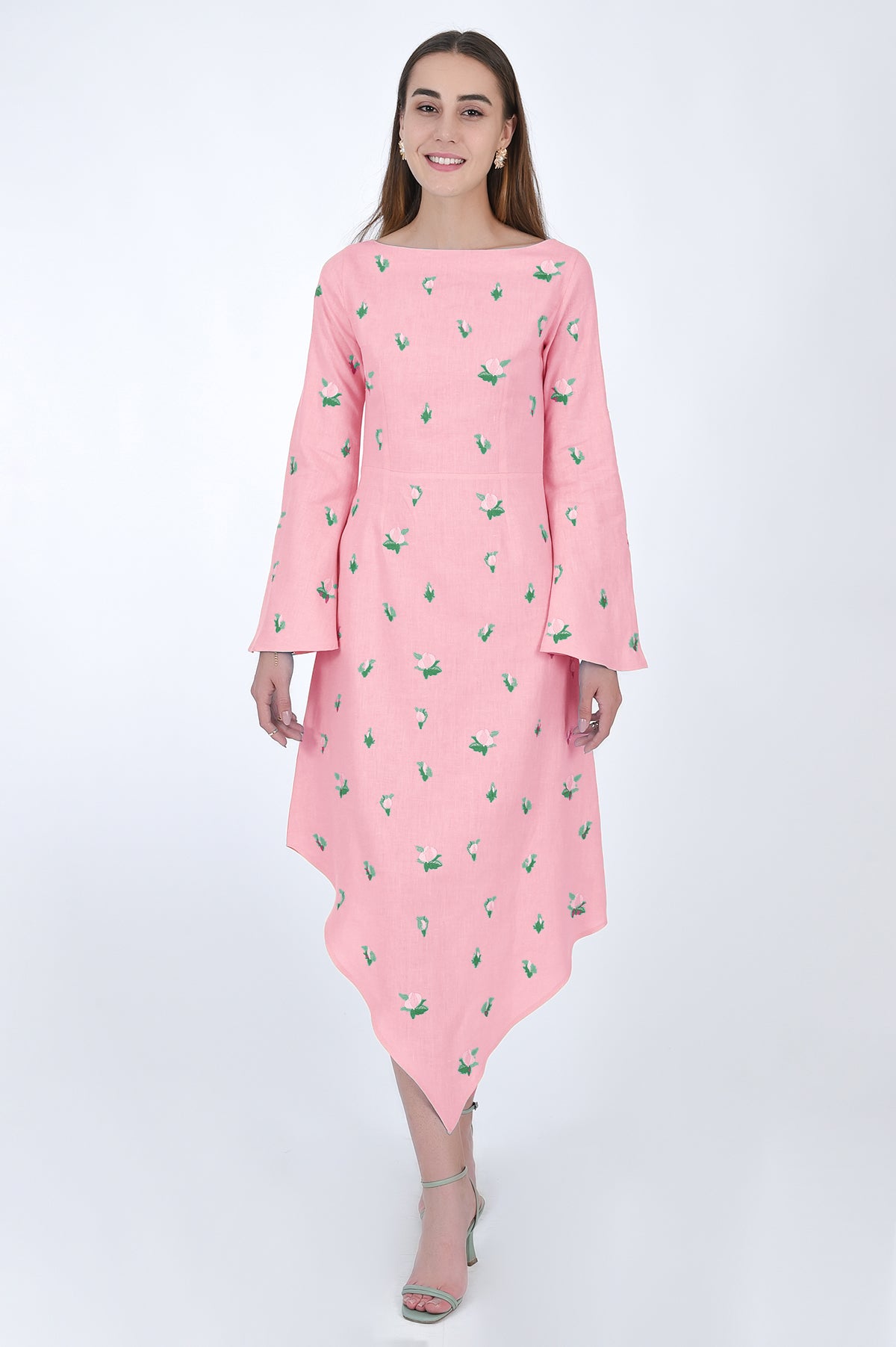 Fanm Mon Choupet Dress in Geranium Pink