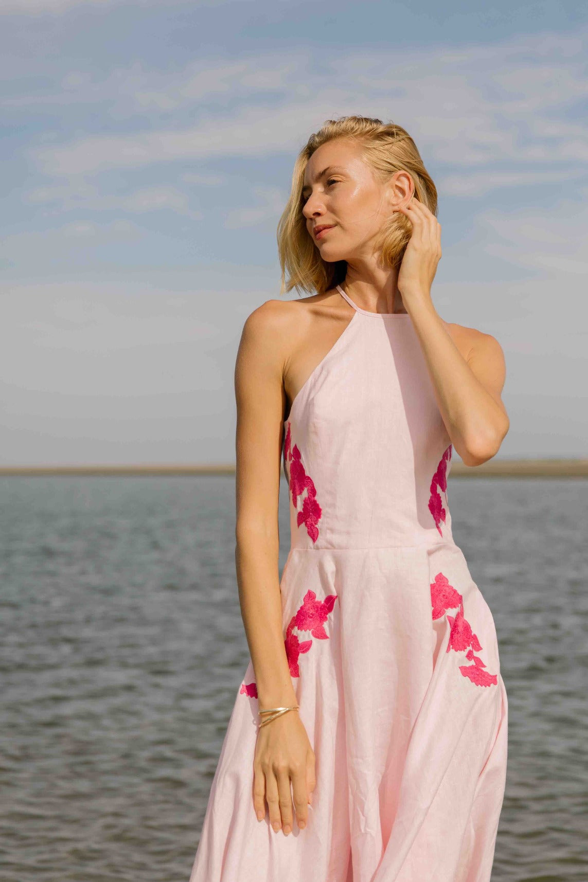 Fann Mon Fuse Linen Dress