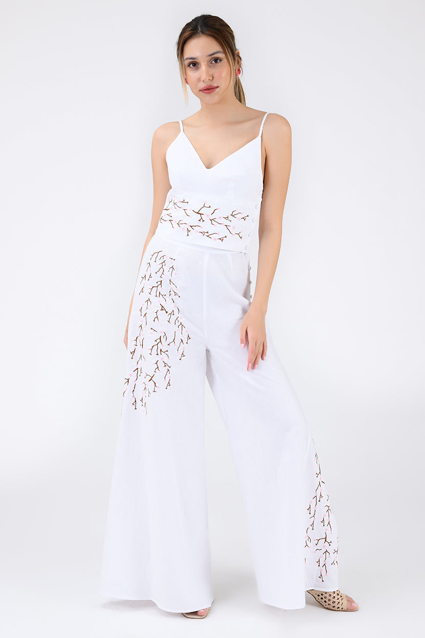 Cali Pant Set (Wanga Collection) in White