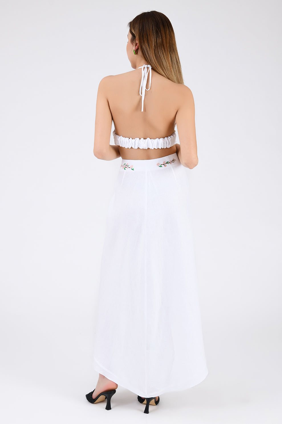 Back View of the Imen Skirt Set