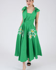 Nilen Dress (Wanga Collection) in Kelly Green