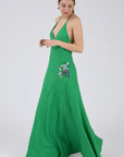 Fanm Mon Victoria Maxi Dress Side View (Wanga Collection)