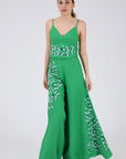 Passion Pant Set by Fanm Mon With Floral Embroidery Details on Pant and Top