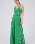 Passion Pant Set In Kelly Green