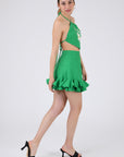Simbi Thrill Skirt Set with Ruffled Mini Skirt
