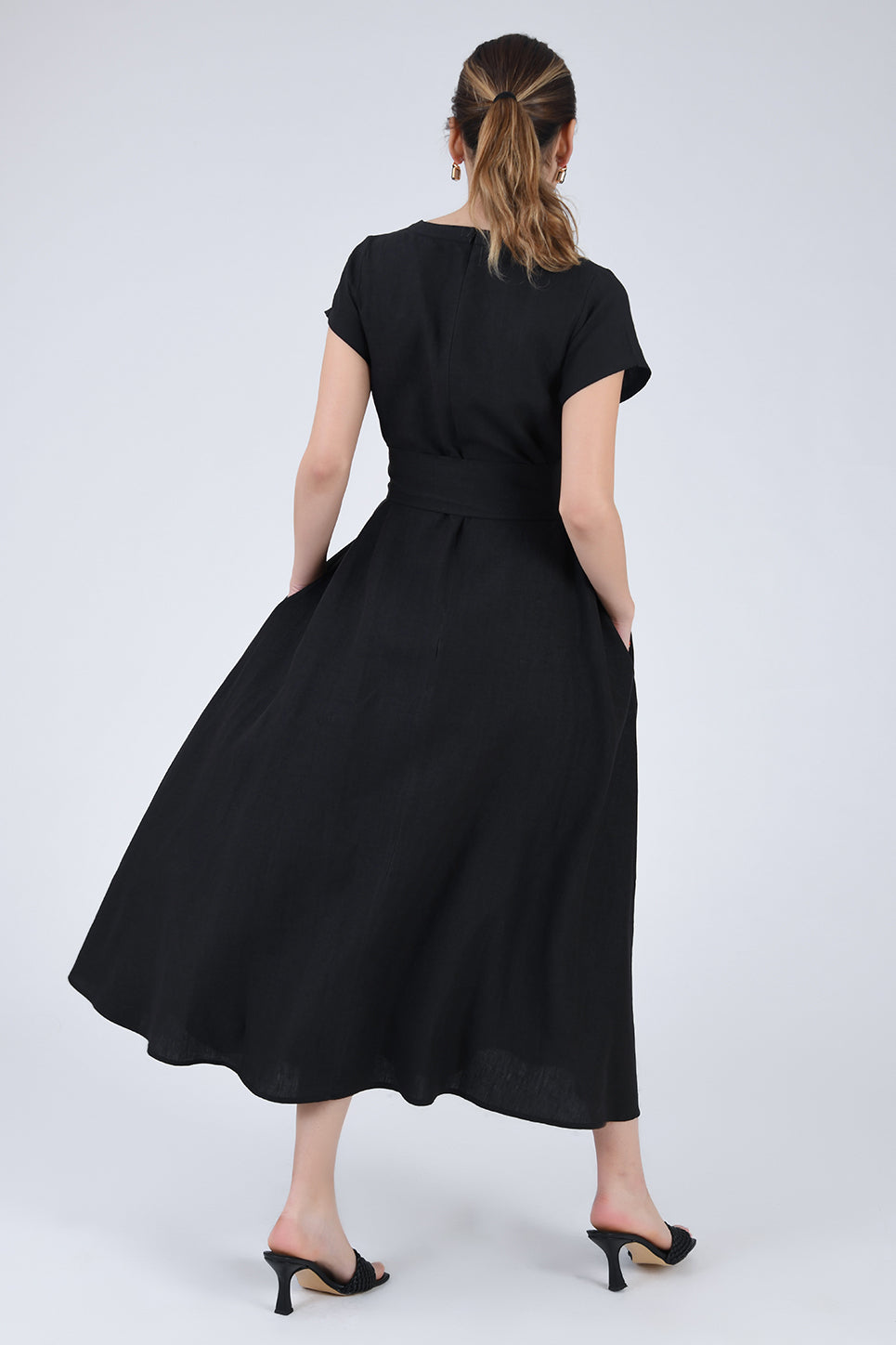 Zambak Dress Back View
