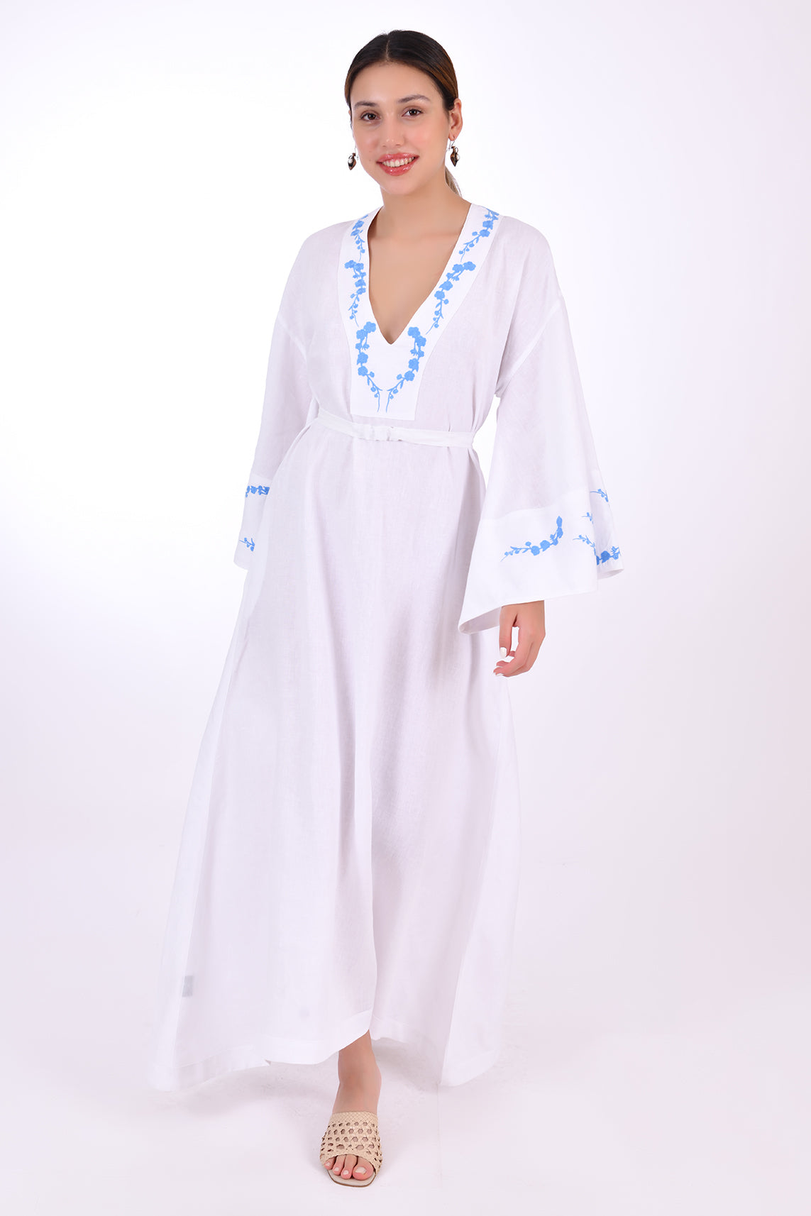 Fanm Mon Made to Measure Sou De Linen Dress