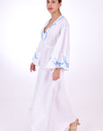 Fanm Mon Linen Sou De Dress Side View