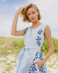 Fanm Mon Nirva Linen Dress with Tie Sash