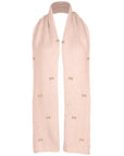 WINTER BLOOM PINK ROSE Cotton Scarf