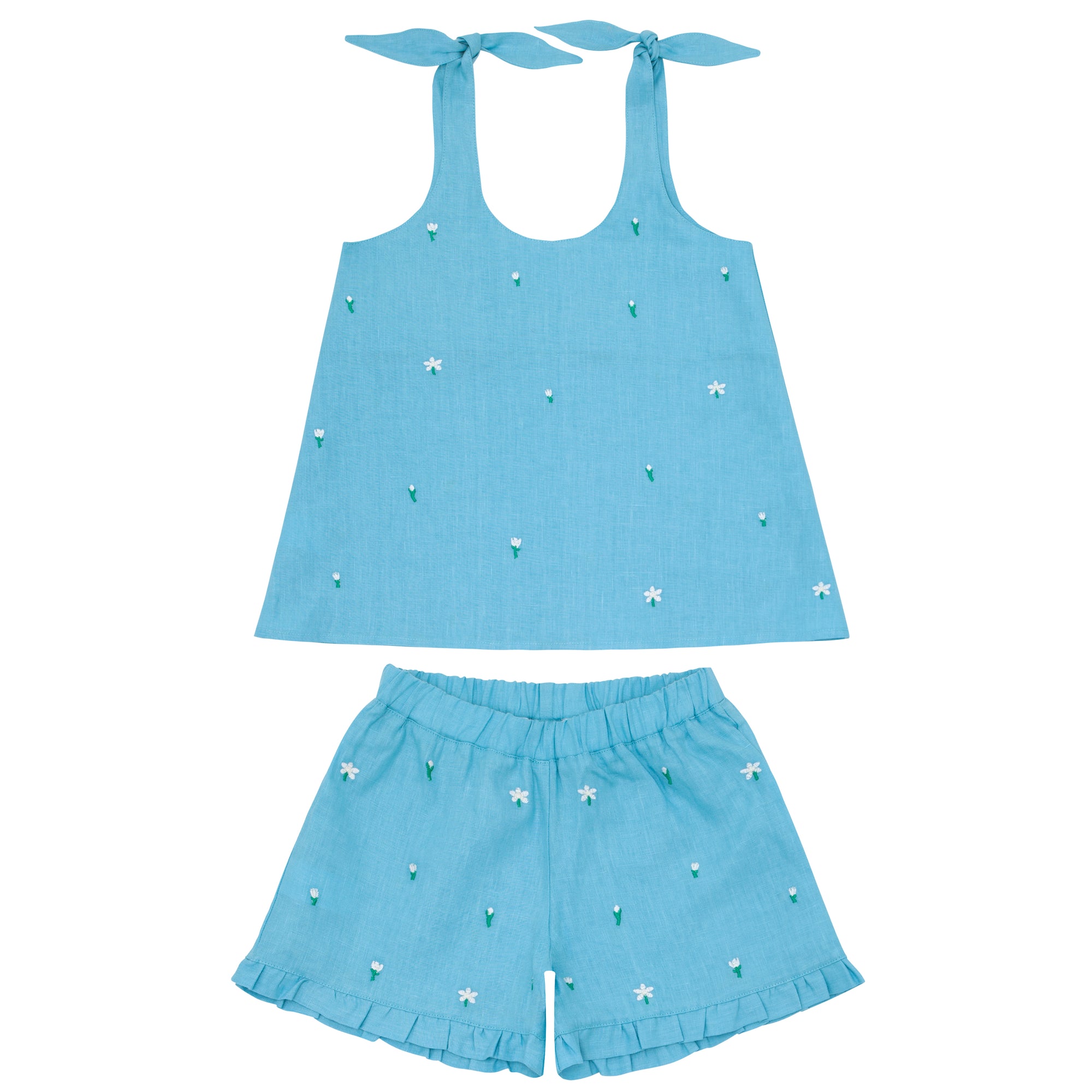 Fanm Mon x Minnow Girl&#39;s 2 Piece Short Set