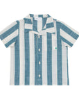 Fanm Mon x Minnow Boy's Striped Linen Shirt