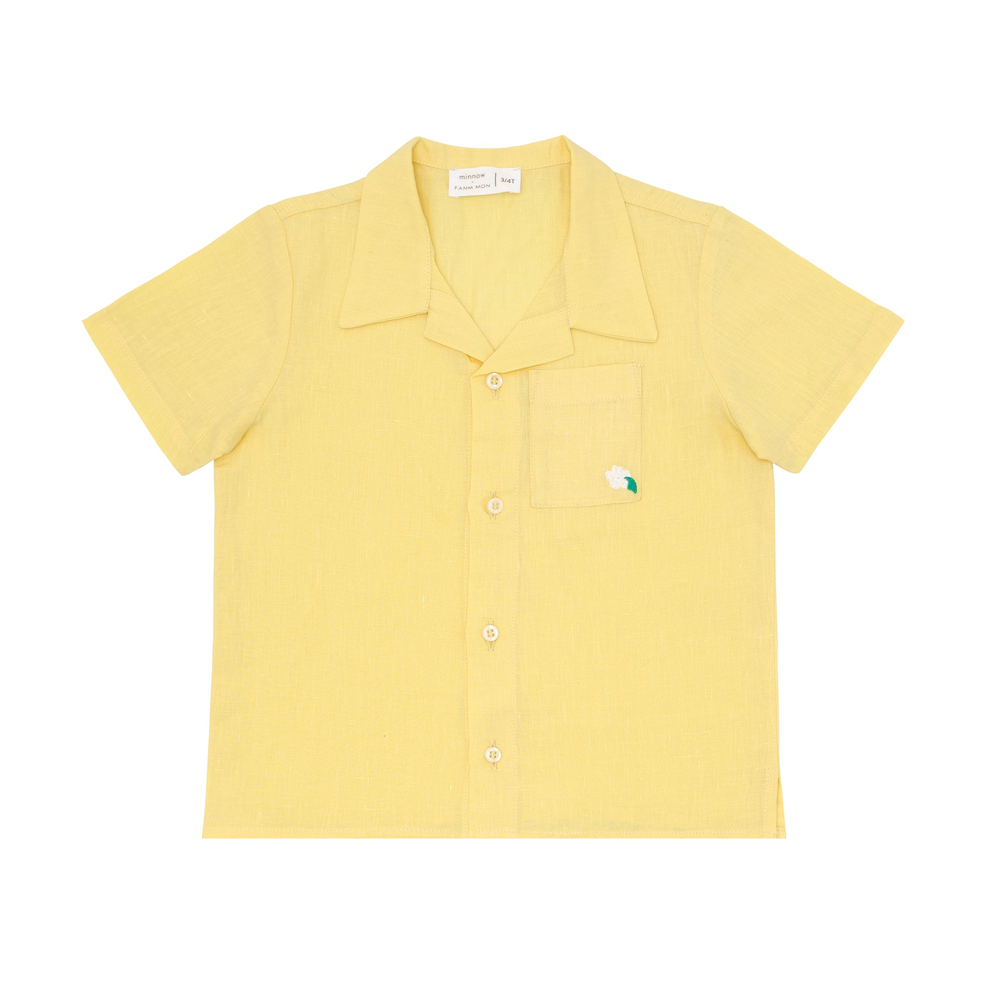 Fanm Mon x Minnow Boy&#39;s Linen Shirt