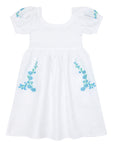 Fanm Mon x Minnow Girl's Puff Sleeve Dress