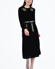 EZGI VELVET DRESS PART OF THE ARRAY COLLECTION 